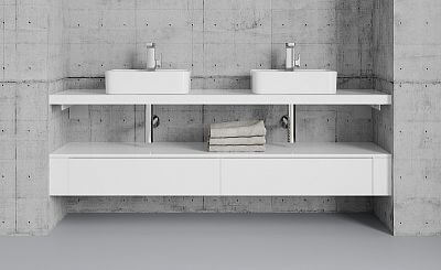 DSD SZZ 100 Unterschrank für Waschtischplatte (Höhe 20 cm)