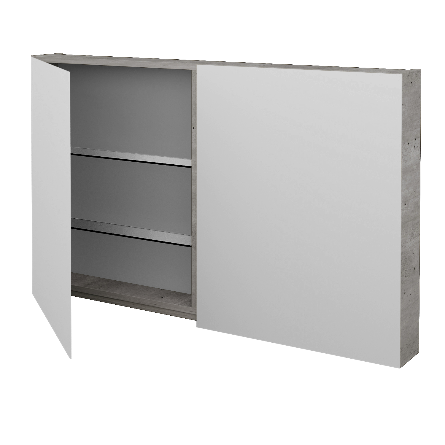 Badezimmer Spiegelschrank AMBIENTE GA2E 120 - Badmöbel BMF Badezimmer Spiegelschrank AMBIENTE GA2E 120 - Badmöbel BMF