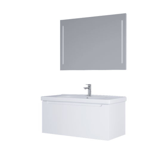 Aktion-Set von Badmöbel SMILE 100 