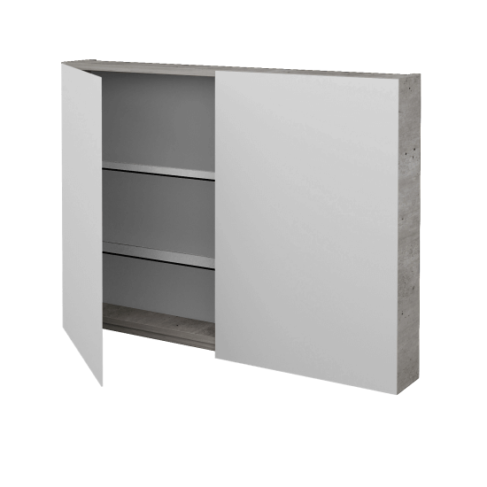 Badezimmer Spiegelschrank AMBIENTE GA2E 100 