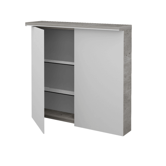 Badezimmer Spiegelschrank LINEA GA2OE 80 