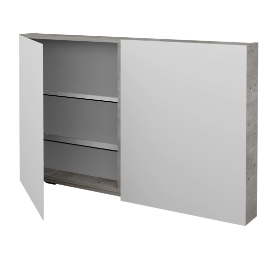 Badezimmer Spiegelschrank STING GA2E 120  - N03 Graphite