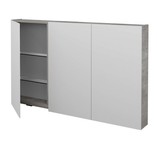 Badezimmer Spiegelschrank STING GA3E 120  - D01 Beton