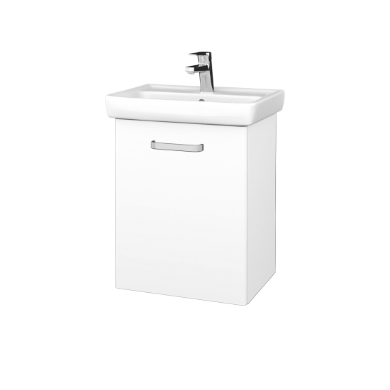 Badezimmerschrank NEO SZD 50  - N01 Weiß Hochglanz - Griffes T01 - Links