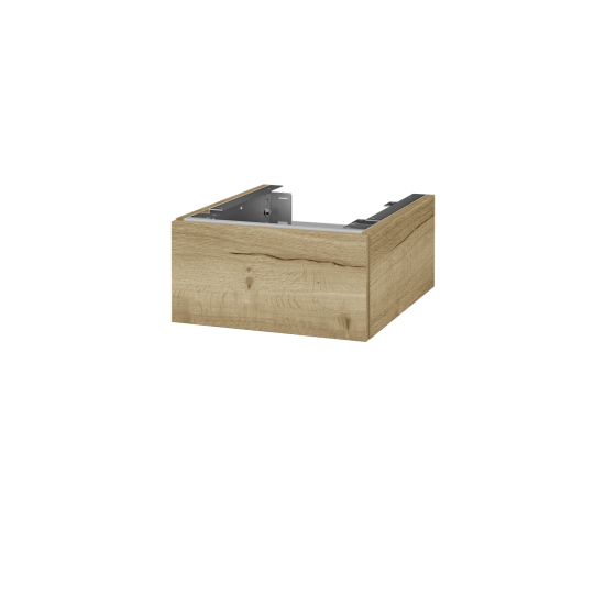 DSD SZZ 40 Unterschrank für Waschtischplatte (Höhe 20 cm)  - D01 Beton - D04 Eiche - Nein