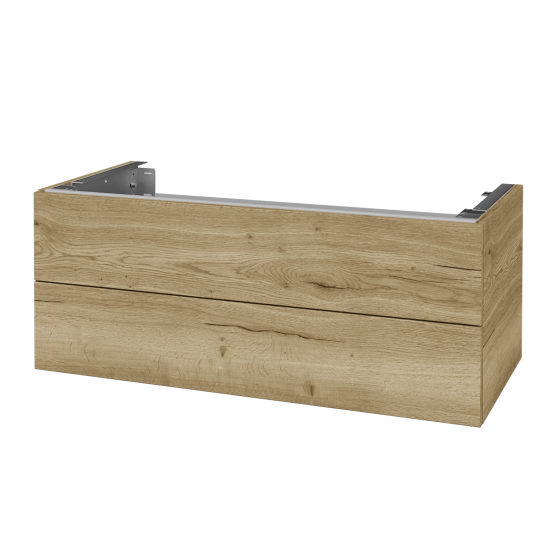 DSD SZZ2 100 Unterschrank für Waschtischplatte (Höhe 40 cm)  - D01 Beton - D03 Cafe - Nein