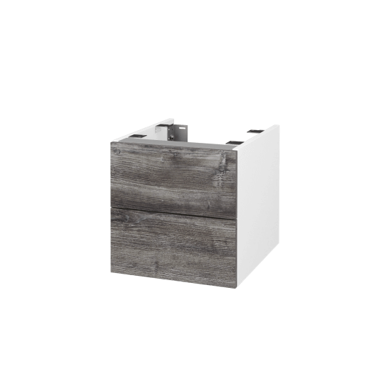DSD SZZ2 40 Unterschrank für Waschtischplatte (Höhe 40 cm)  - D01 Beton - N06 Lava - Nein