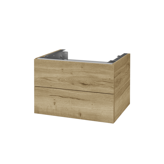 DSD SZZ2 60 Unterschrank für Waschtischplatte (Höhe 40 cm)  - D01 Beton - N03 Graphite - Nein