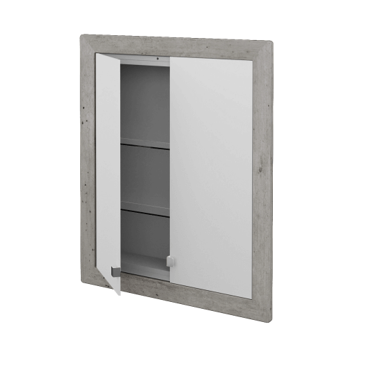 Einbaubarer Spiegelschrank WALL-IN GA2OE 60 