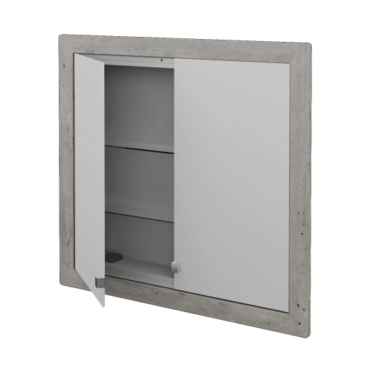 Einbaubarer Spiegelschrank WALL-IN GA2OE 80 