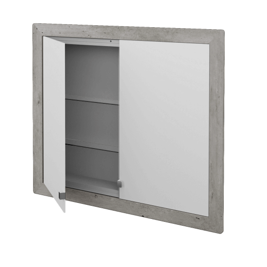 Einbaubarer Spiegelschrank WALL-IN GA2OE 90 