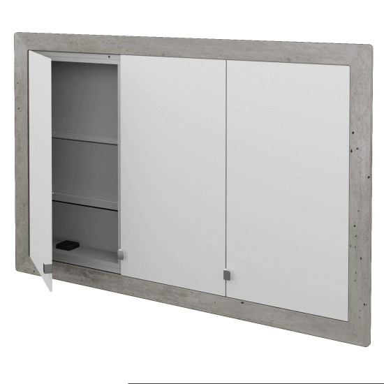 Einbaubarer Spiegelschrank WALL-IN GA3OE 120 