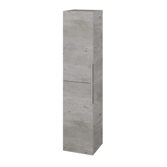 Hochschrank GLOBE SVD2 35  - D01 Beton - D15 Eiche Nebraska - Links