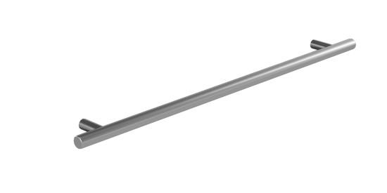 Möbelgriff T02 – Gebürstetes Nickel, 128 mm  - 