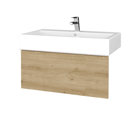Waschtischunterschrank FLAT SZZ 80 (Waschtisch Duravit Vero)  - Die Farbe der Frontplatte: D22 Caramel