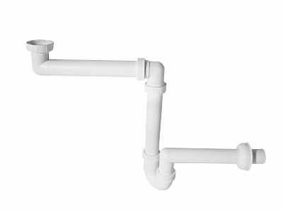 Raumspar-Siphon DN 40 - Kunststoff 