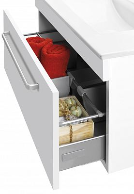 Schubladenteiler 100 - FLAT (mit Waschtisch Renova) 