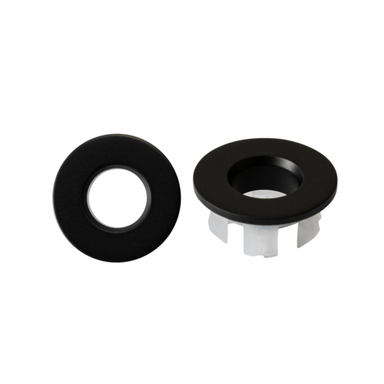 Überlaufdeckel - schwarz matt 