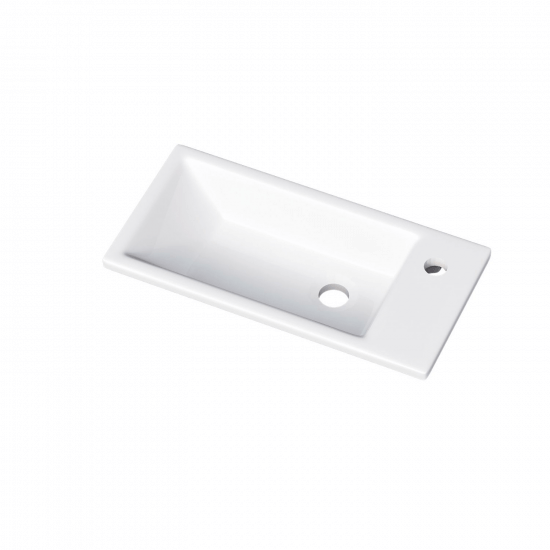 Waschbecken Dreja Zoom 50 keramik - Weiß 