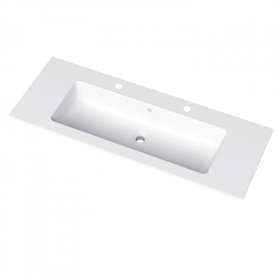 Waschbecken Pura 120 (2 Hahnlöchern) 