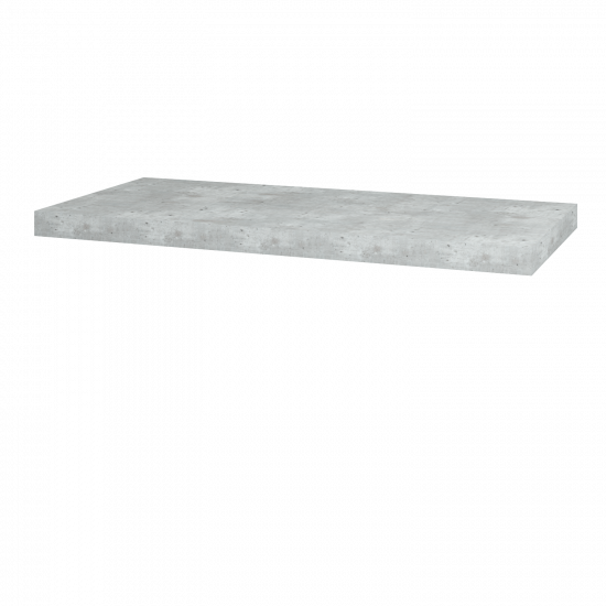 Waschtischplatte PG I  - D01 Beton - Gewünschte Breite - Nein - Ja