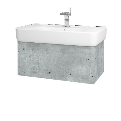 Waschtischunterschrank FLAT SZZ 85 (mit Waschtisch Keramag Renova) 