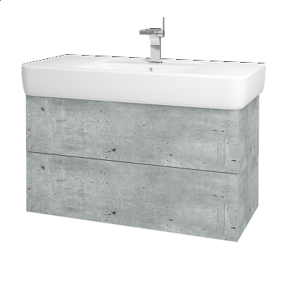 Waschtischunterschrank FLAT SZZ2 100 (für Waschtisch Keramag Renova) 