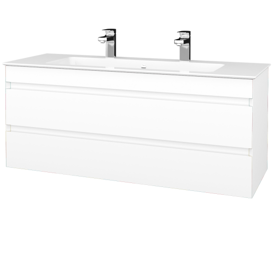 Waschtischunterschrank JESTY SZZ2 120 (mit 2 Hahnlöchern) 