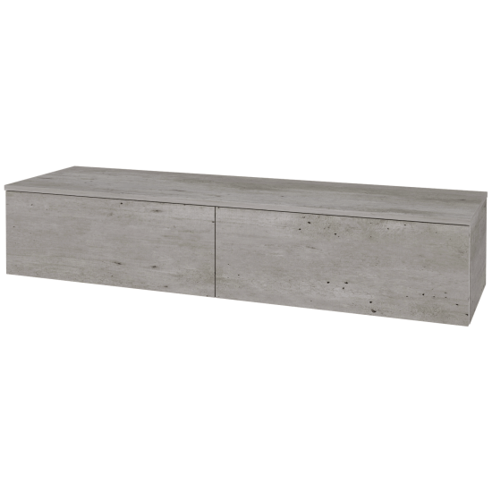 Waschtischunterschrank JOCKAM SZZ12 160  - D01 Beton - D01 Beton