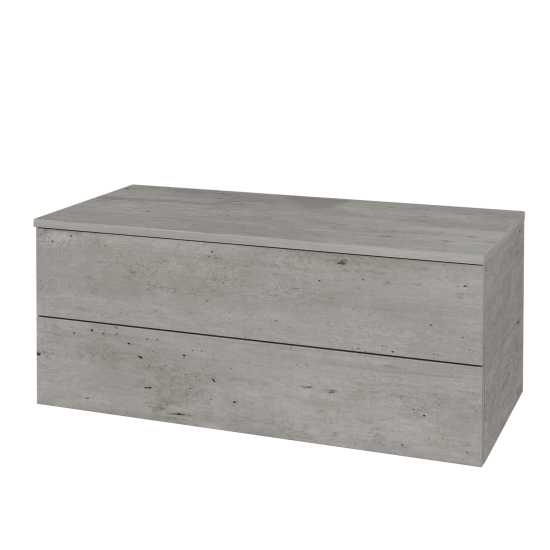 Waschtischunterschrank JOCKAM SZZ2 100  - D01 Beton - D01 Beton