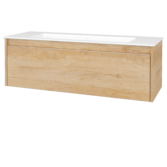 Waschtischunterschrank LOGI SZZ 120  - D15 Eiche Nebraska - D15 Eiche Nebraska