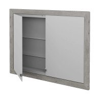 Einbaubarer Spiegelschrank WALL-IN GA2OE 100 