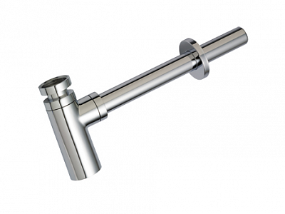 Runder Möbel-Siphon DN 32 - Chrom 