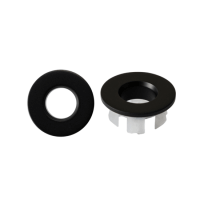 Überlaufdeckel - schwarz matt 