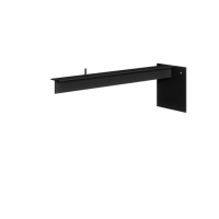 Verdeckte Konsole (30 cm) - Schwarz 