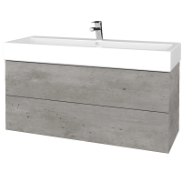 Waschtischunterschrank FLAT SZZ2 120 (Waschtisch Duravit Vero) 