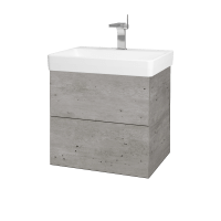 Waschtischunterschrank FLAT SZZ2 60 (Waschtisch Laufen Pro S) 