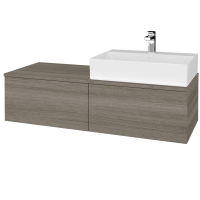 Waschtischunterschrank JOCKAM SZZ12 120 (mit Waschtisch Kube) 