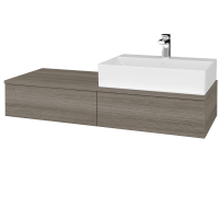 Waschtischunterschrank JOCKAM SZZ2 120 (mit Waschtisch Kube) 