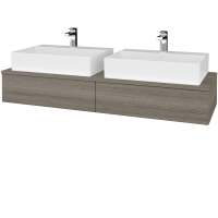 Waschtischunterschrank JOCKAM SZZ2 140 (mit Waschtisch Kube) 