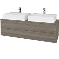 Waschtischunterschrank JOCKAM SZZ4 140 (mit Waschtisch Kube) 