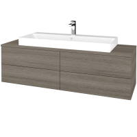 Waschtischunterschrank JOCKAM SZZ4 140 (Waschtisch Glance) 