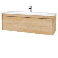 Waschtischunterschrank LOGI SZZ 120 (Waschtisch Pura 120 mit 1 Hahnloch) 