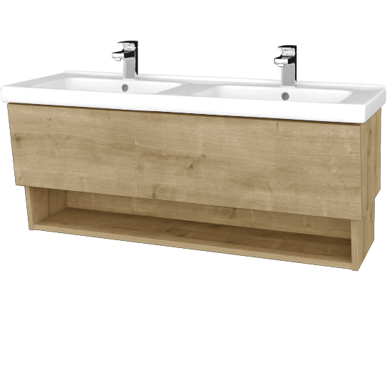 Badezimmerschrank EDITION SZZO 125 (Waschtisch Harmonia)  - D09 Eiche Arlington - D09 Arlington