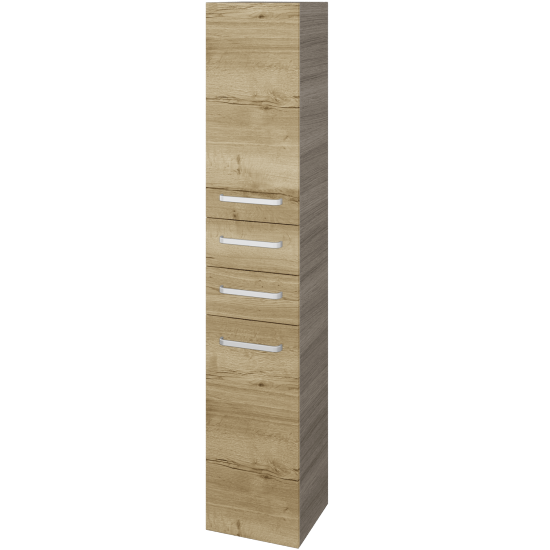 Hochschrank UNI SVD2Z2 35  - D03 Cafe - Griffes T01 - D26 Ontario - Links