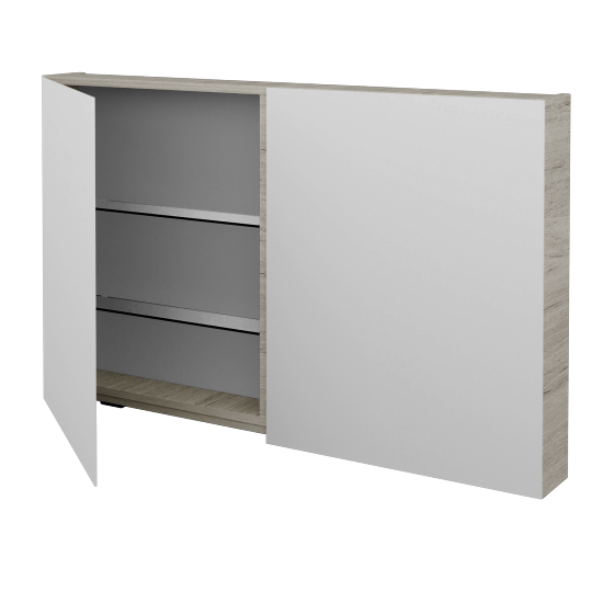 Badezimmer Spiegelschrank STING GA2E 120  - D05 Oregon