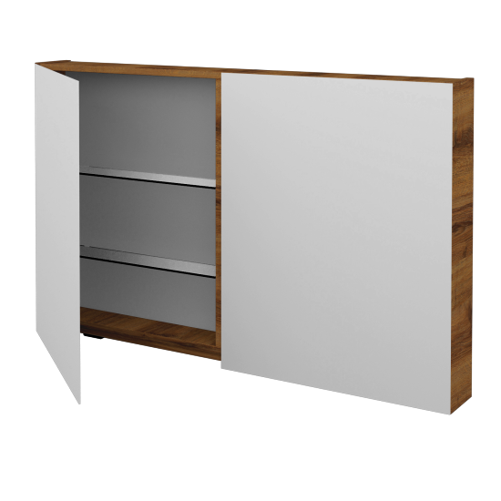 Badezimmer Spiegelschrank STING GA2E 120  - D27 Cognac