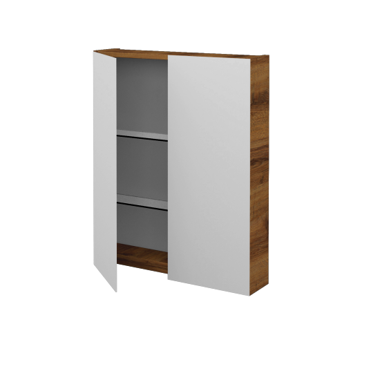 Badezimmer Spiegelschrank STING GA2E 60  - D27 Cognac