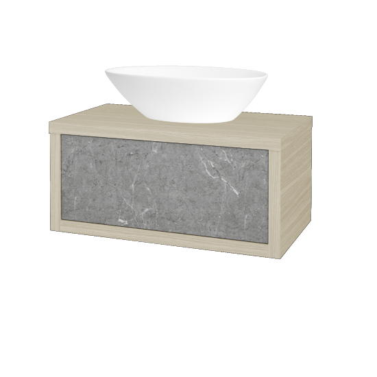 Waschtischunterschrank MOVE SZZ 80 (Waschtisch Triumph)  - D04 Eiche - D20 Galaxy