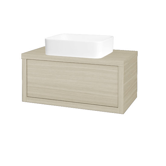 Badezimmerschrank MOVE SZZ 80 (Waschtisch Joy)  - D04 Eiche - D04 Eiche